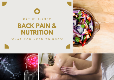 Back Pain and Nutrition