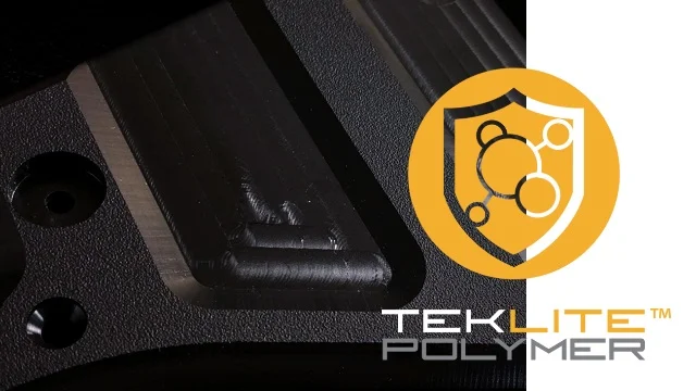 Scrape Armor is made from TekLite polymer, a proprietary plastic specifically formulated to reduce surface friction by 50%. TekLite is incredibly slick allowing your vehicle to slide on and off of obstacles with minimal force protecting your bumper from tearing.