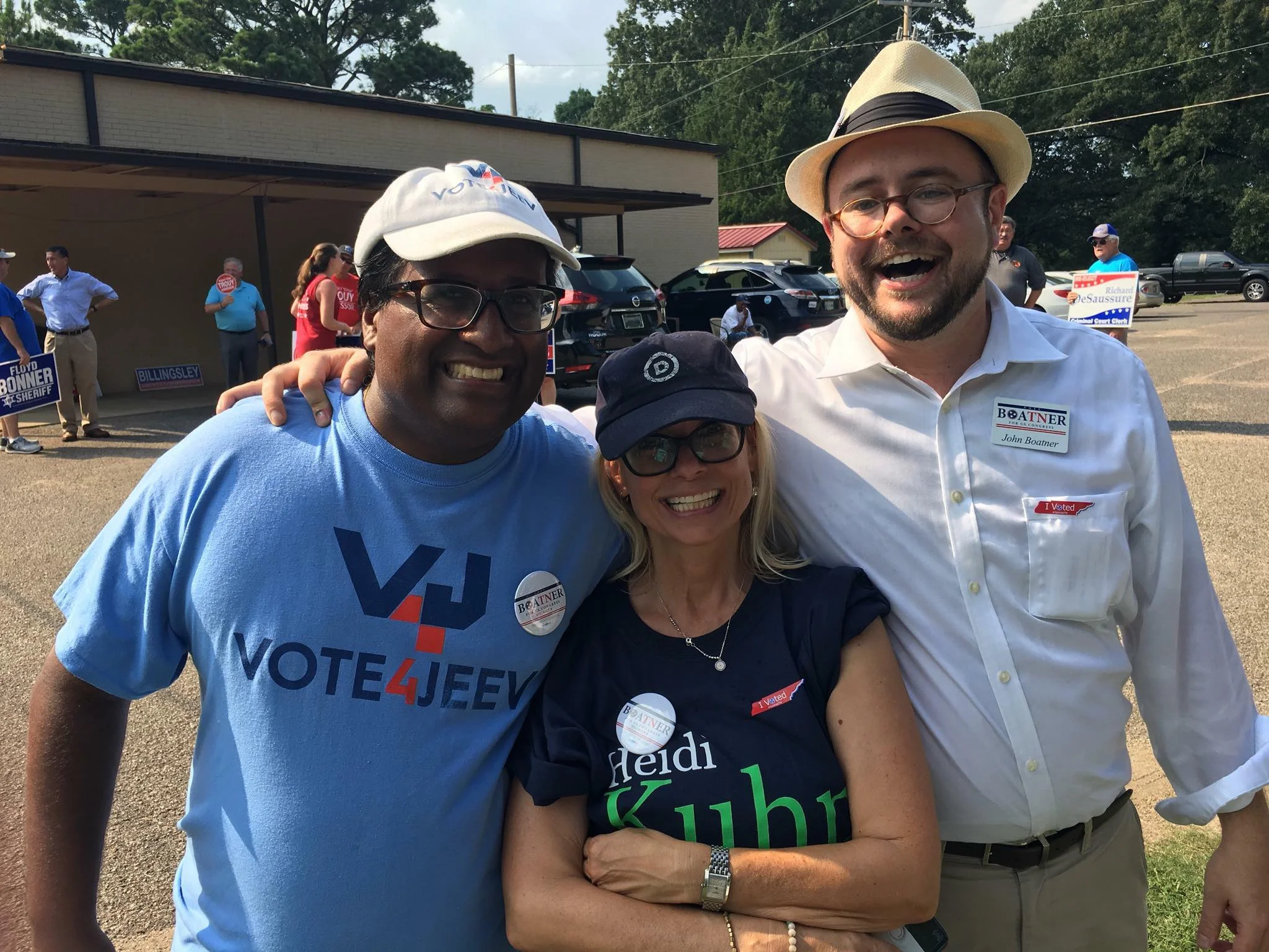 Early voting: working the polls