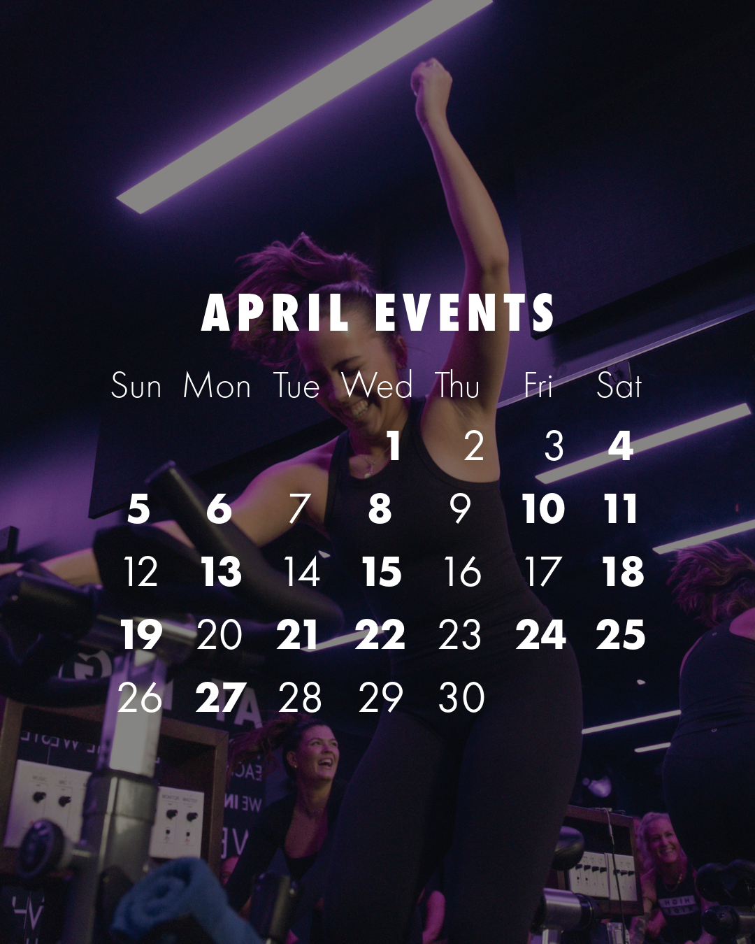 April Events at High Ride Cycle