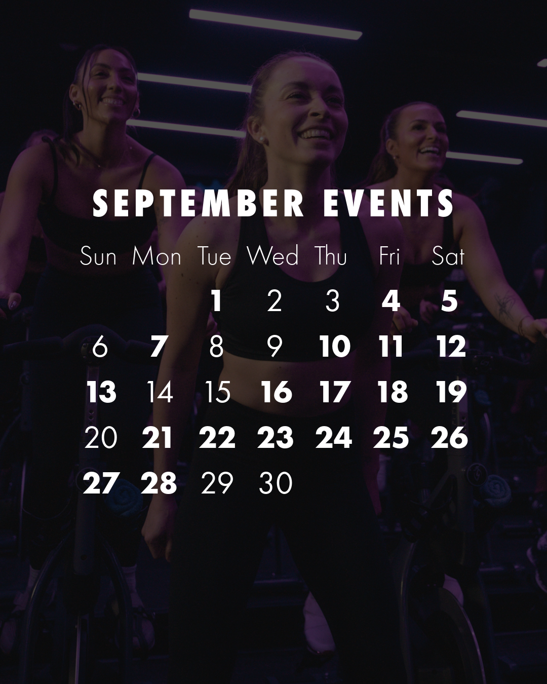 September Events at High Ride Cycle