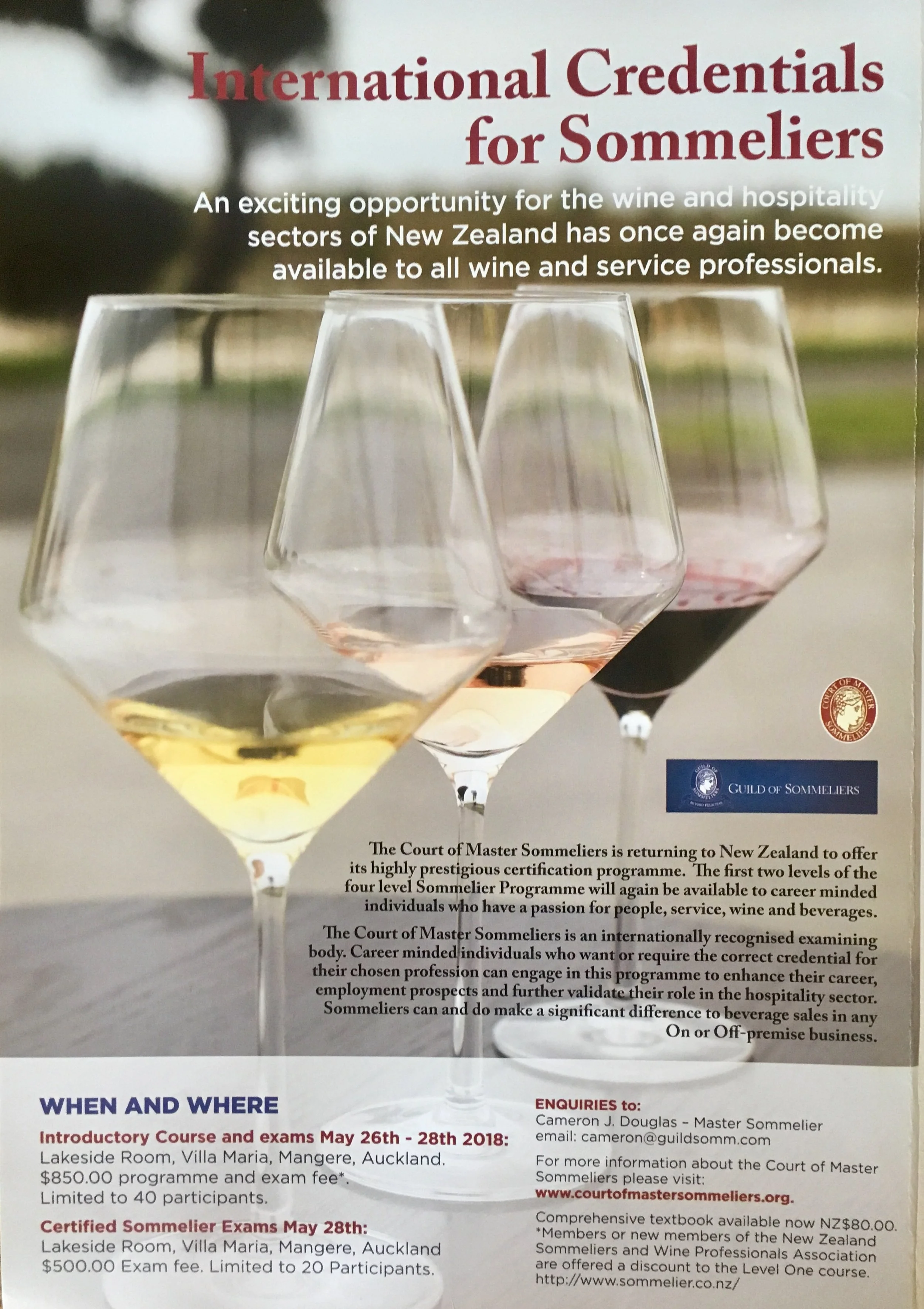 Somms Earning Certification