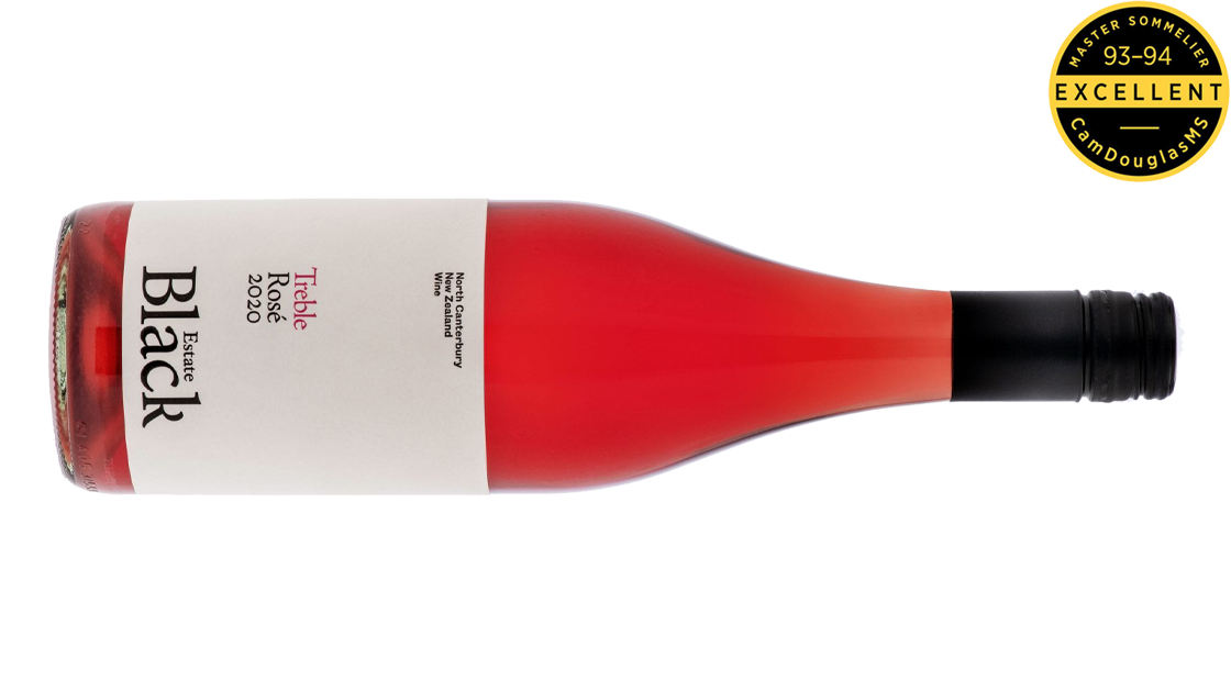 Black Estate Treble Rosé 2020, North Canterbury