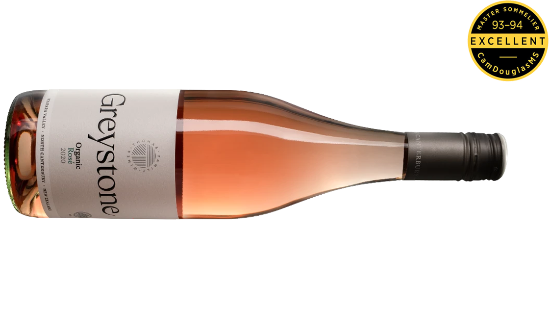 Greystone Organic Rosé 2020, Waipara Valley, North Canterbury