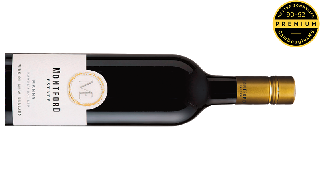 Montford Estate Manny Red 2019, Hawkes Bay