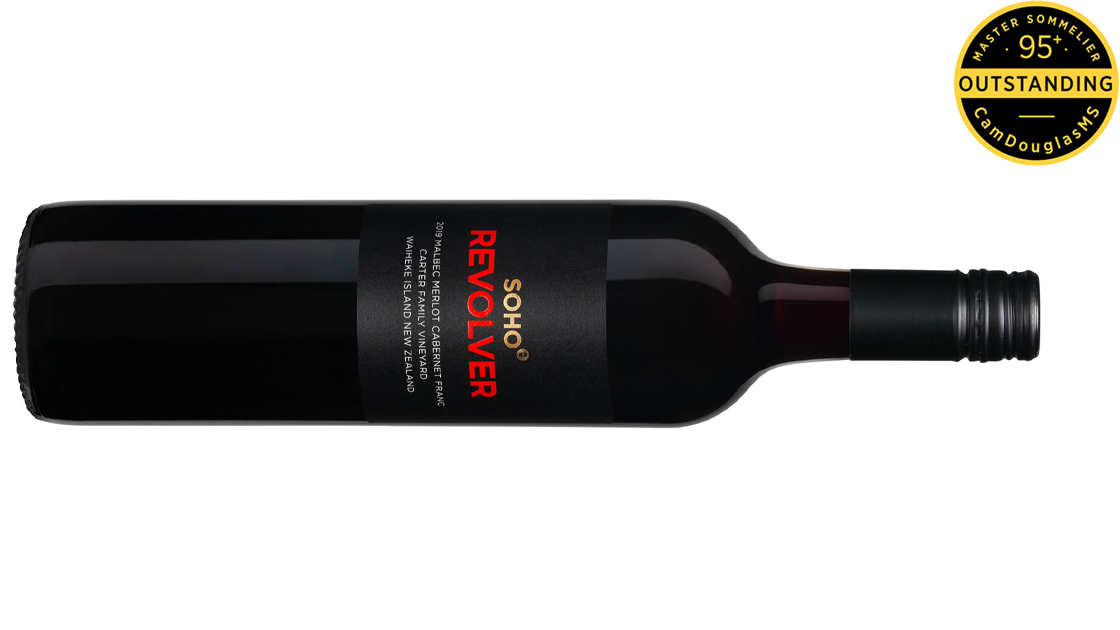 SOHO Revolver  Field Selection Syrah, Malbec, Petit Verdot, Cabernet Franc 2018, Cater Family Vineyard, Waiheke Island, Auckland