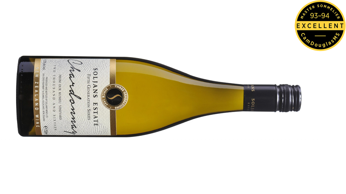 Soljans Estate Fifth Generation Chardonnay 2017, Auckland