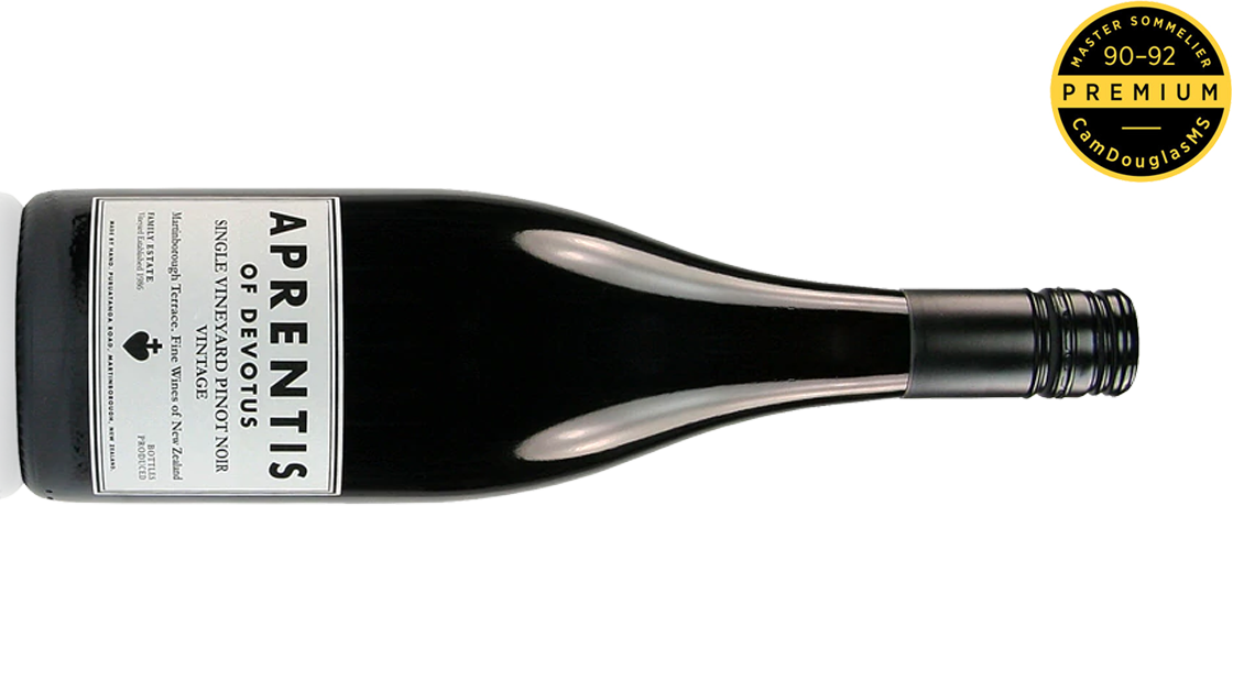 Devotus Aprentice of Devotus Single Vineyard Pinot Noir 2017, Martinborough