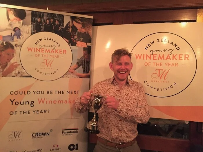 Ben Tombs from Peregrine Wines announced NZ Young Winemaker of the Year 2020