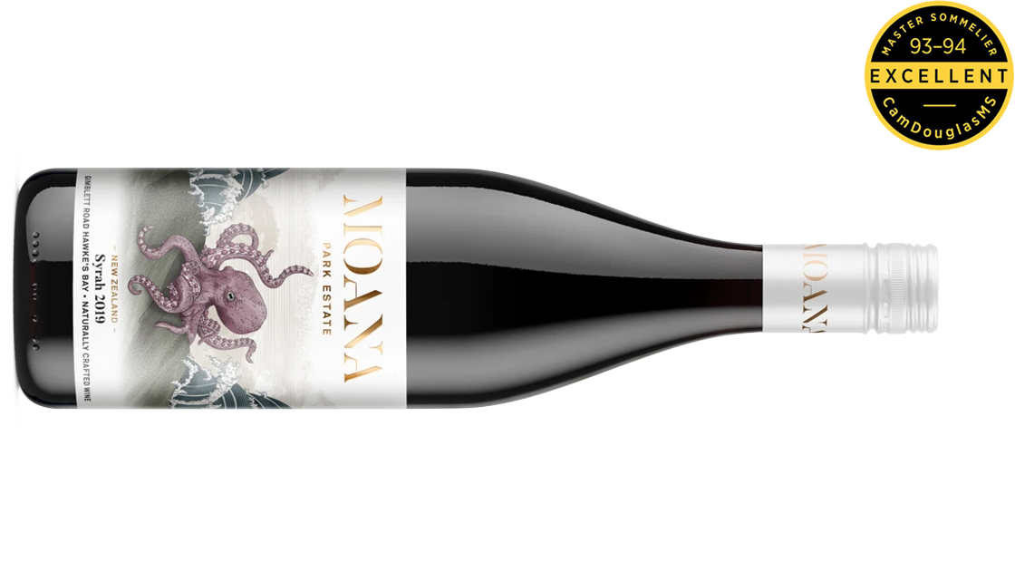 Moana Park Estate Syrah 2019, Gimblett Road, Hawkes Bay