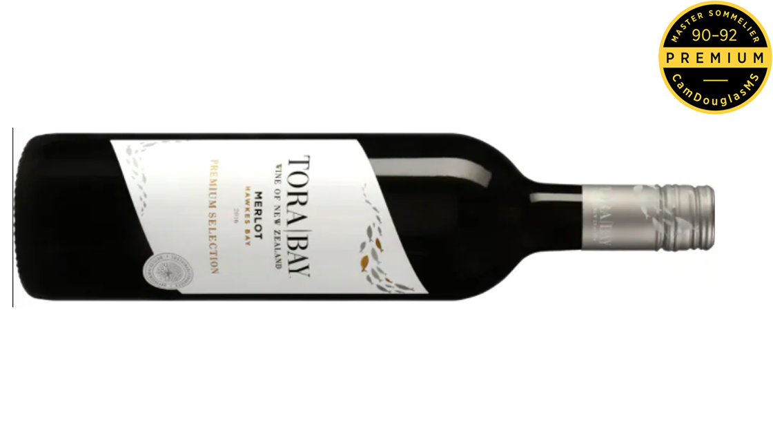 Tora Bay Merlot 2016, Hawkes Bay