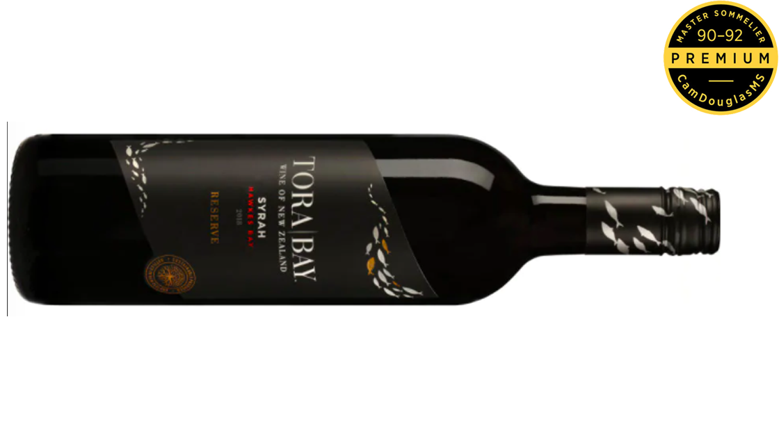 Tora Bay Reserve Syrah 2018, Hawkes Bay