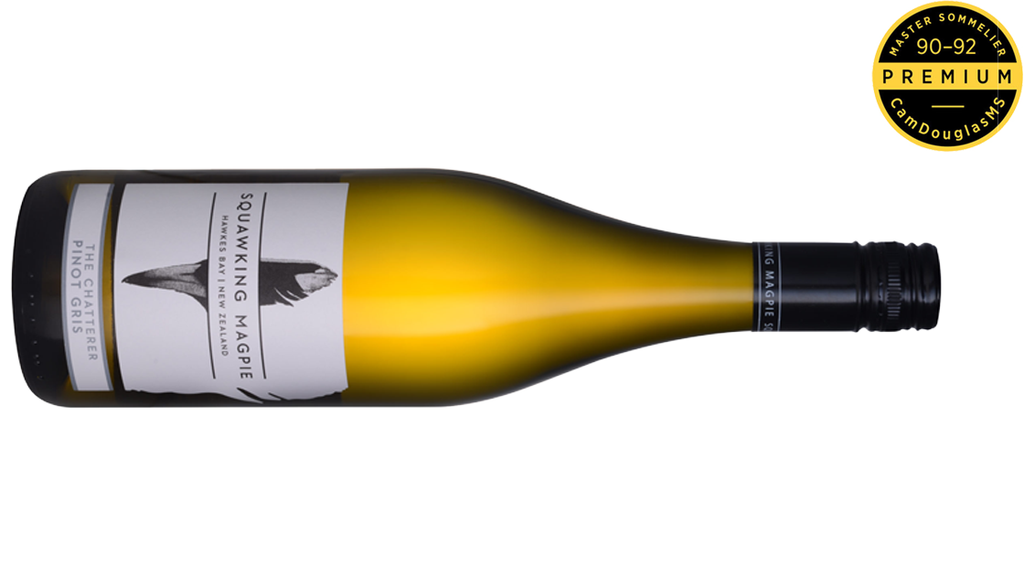 Squawking Magpie The Chatterer Pinot Gris 2020, Hawkes Bay