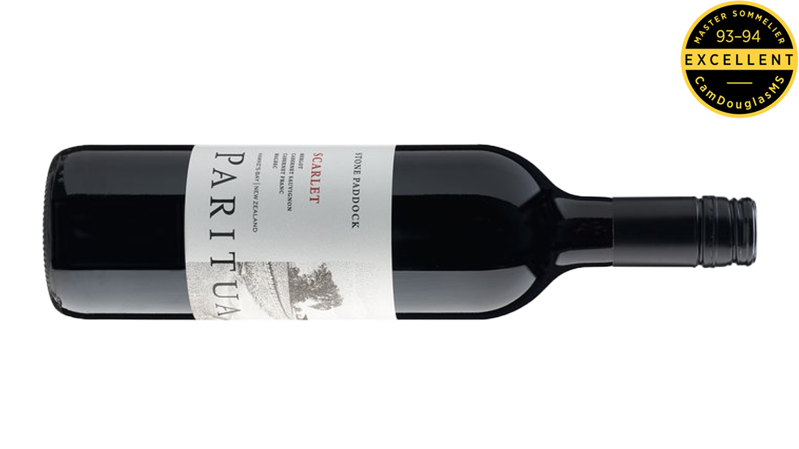 Paritua Stone Paddock 'Scarlet' Merlot Cab-Franc &amp; Sav Malbec 2018, Hawkes Bay