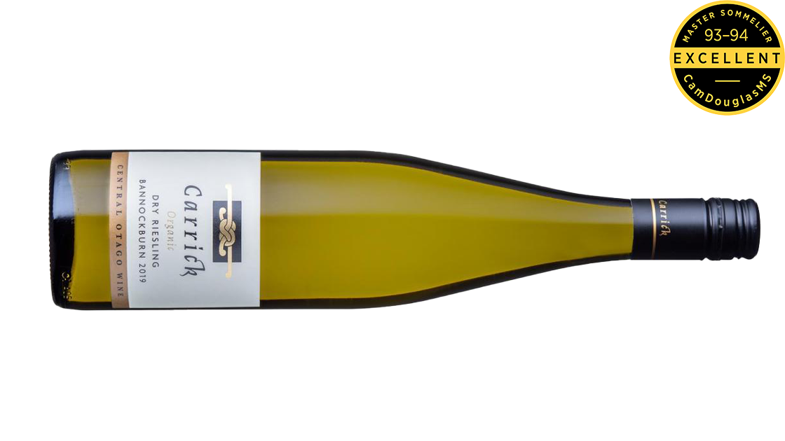Carrick Organic Dry Riesling 2019, Bannockburn, Central Otago