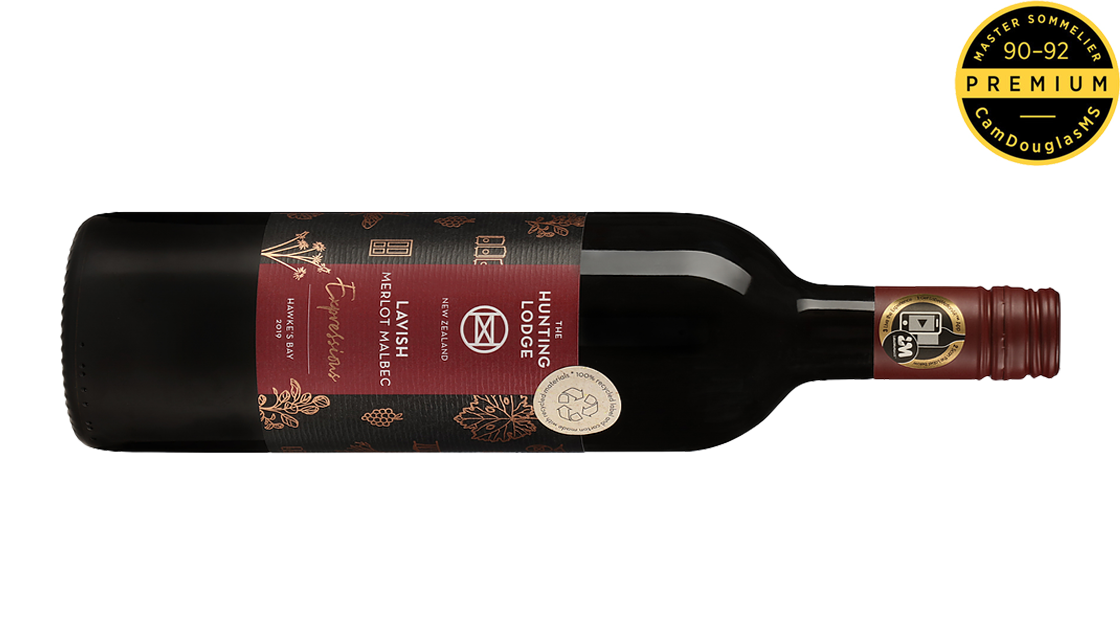 The Hunting Lodge Merlot Malbec Cabernet 2020, Hawkes Bay