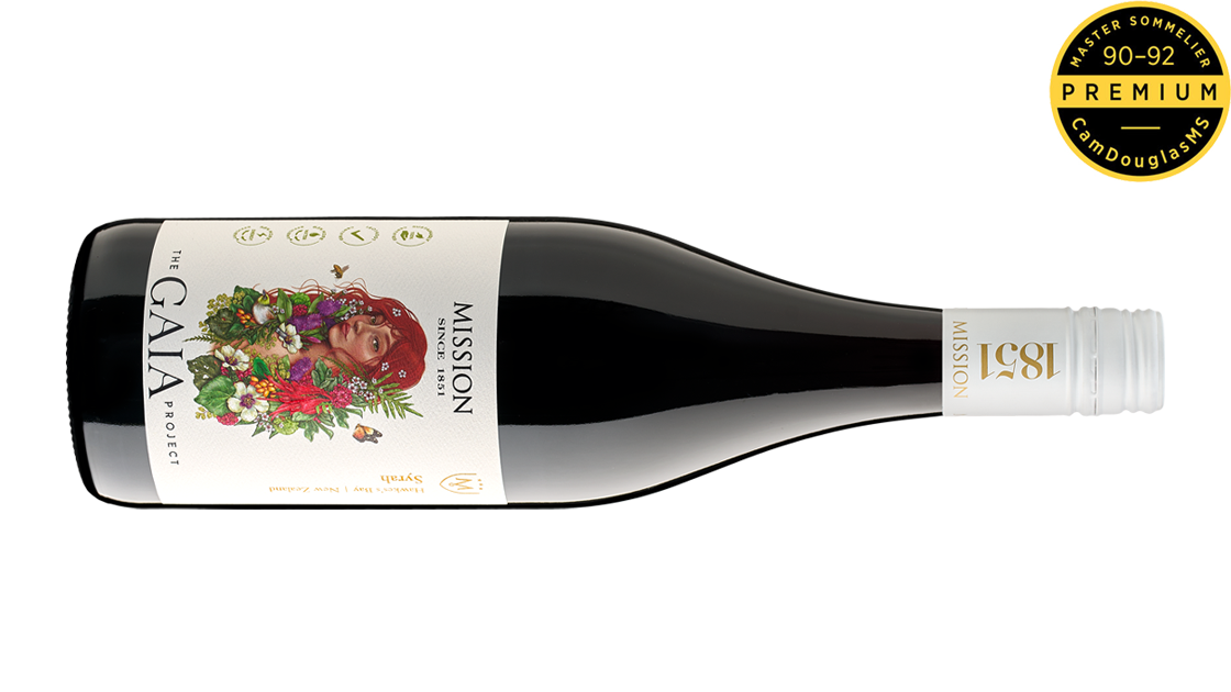Mission Estate The Gaia Project Syrah 2020, Hawkes Bay