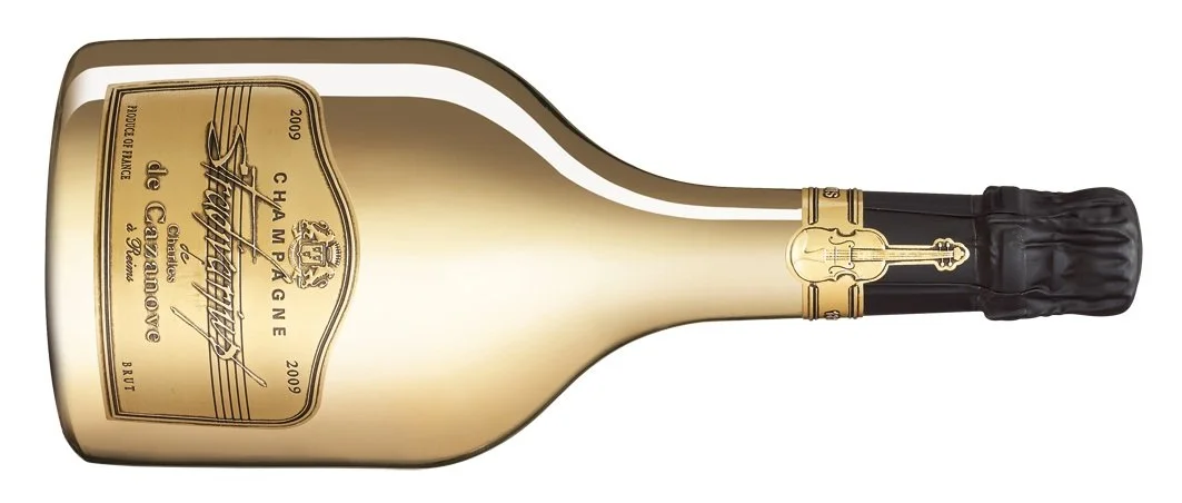 Champagne Charles de Casanove 'Stradivarius' Gold Limited Edition Prestige Cuvée 2009, France