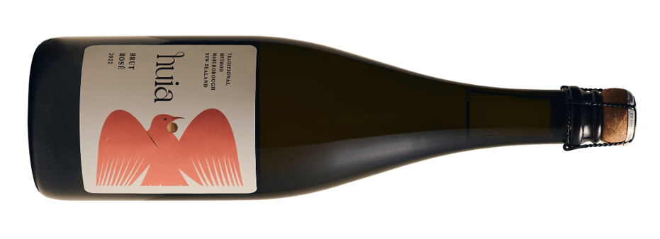 Huia Traditional Methode Brut Rosé 2022, Marlborough