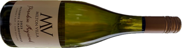 Milton Villa 'Paradise Regained' Reserve Chardonnay 2025, Hawkes Bay