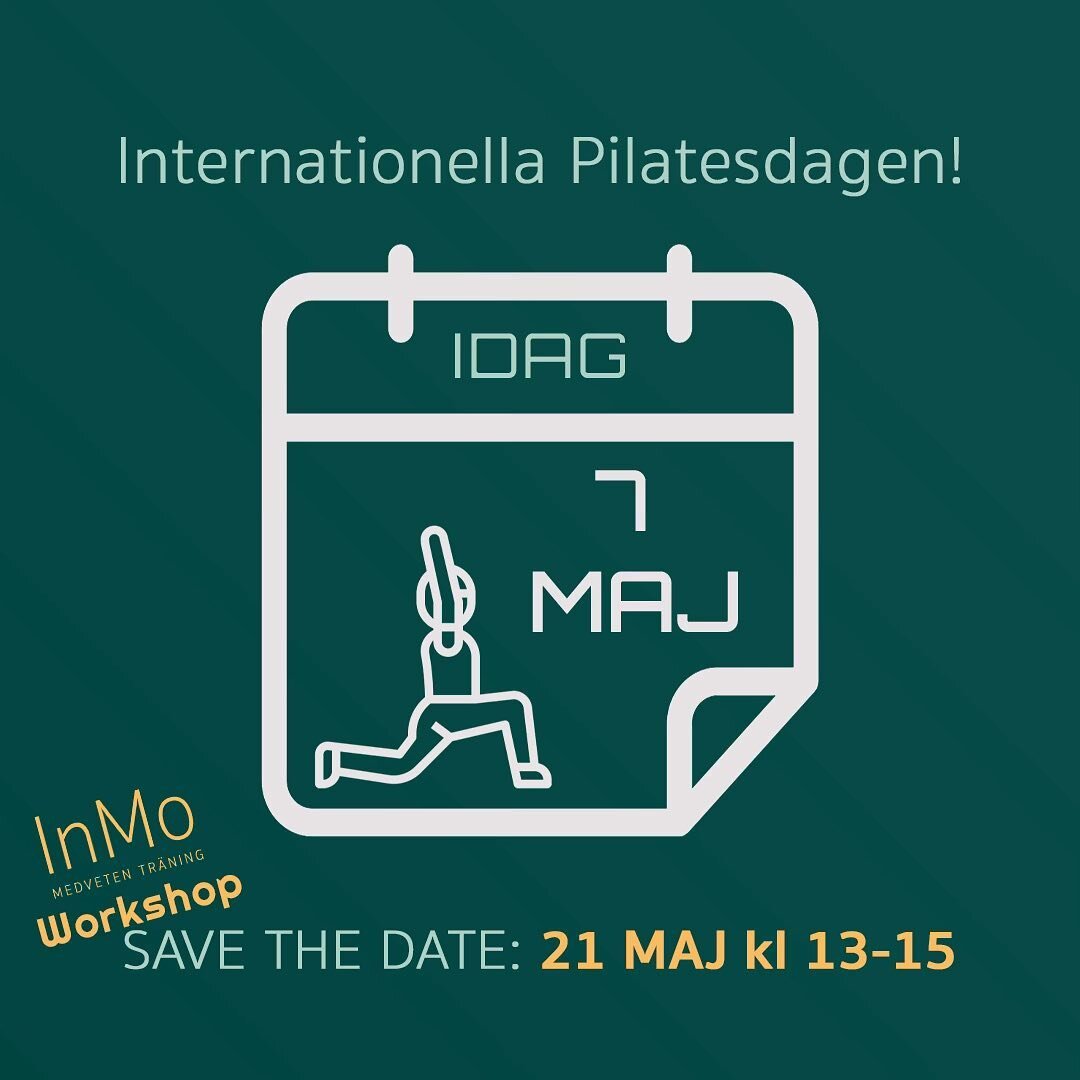 Vi p&aring; InMo firar den Internationella Pilatesdagen med en inbjudan till v&aring;r alldeles egen Pilates-Workshop den 21 maj p&aring; Brahegatan! 💃 

Tillsammans med fysioterapeuterna Caroline och Martine kommer v&aring;ra Pilatesgurus Eva och A