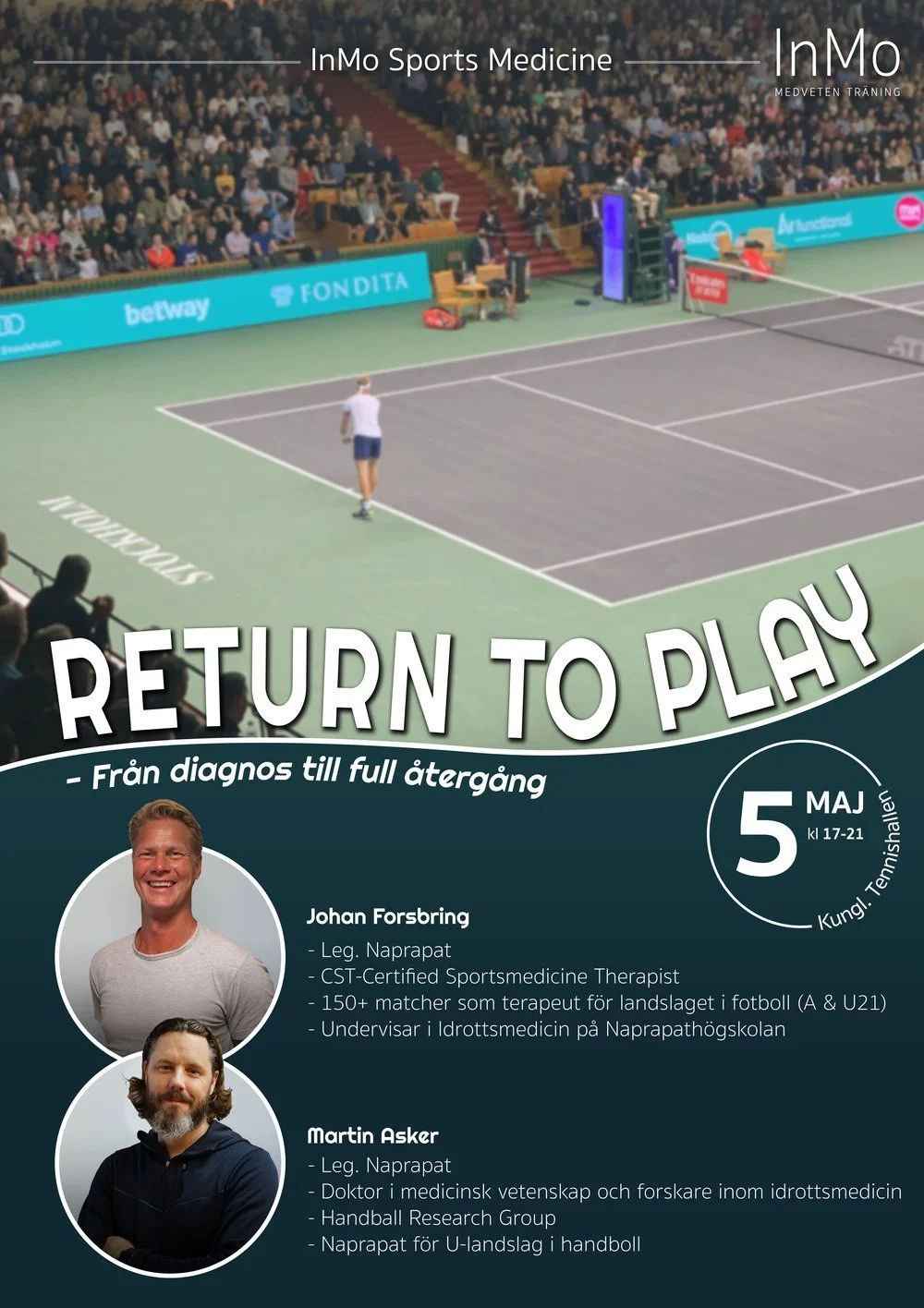 Return to play - Workshop 5 maj