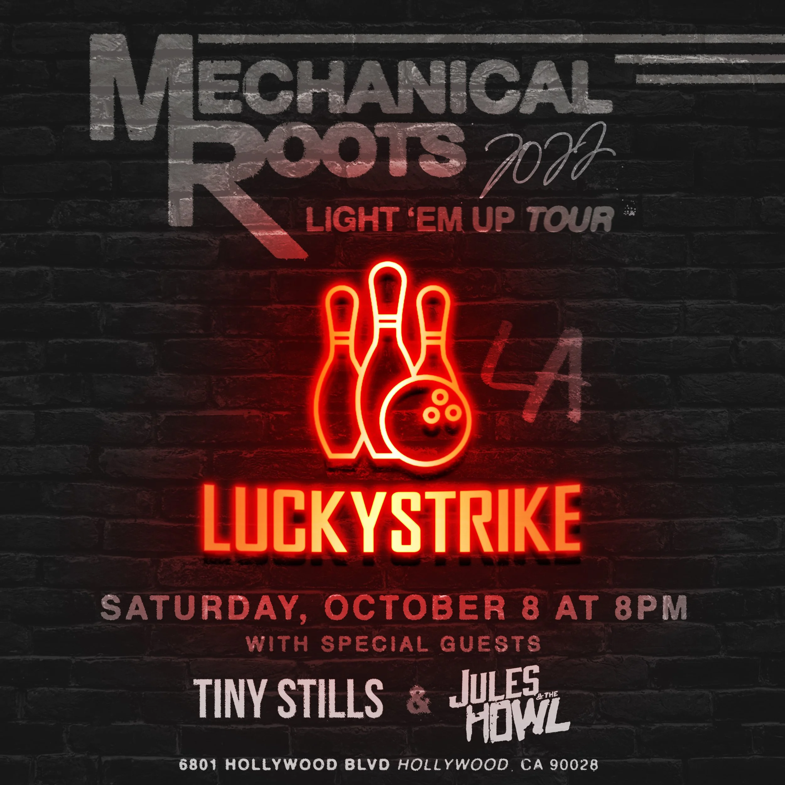 Mechanical Roots Live at Lucky Strike Hollywood