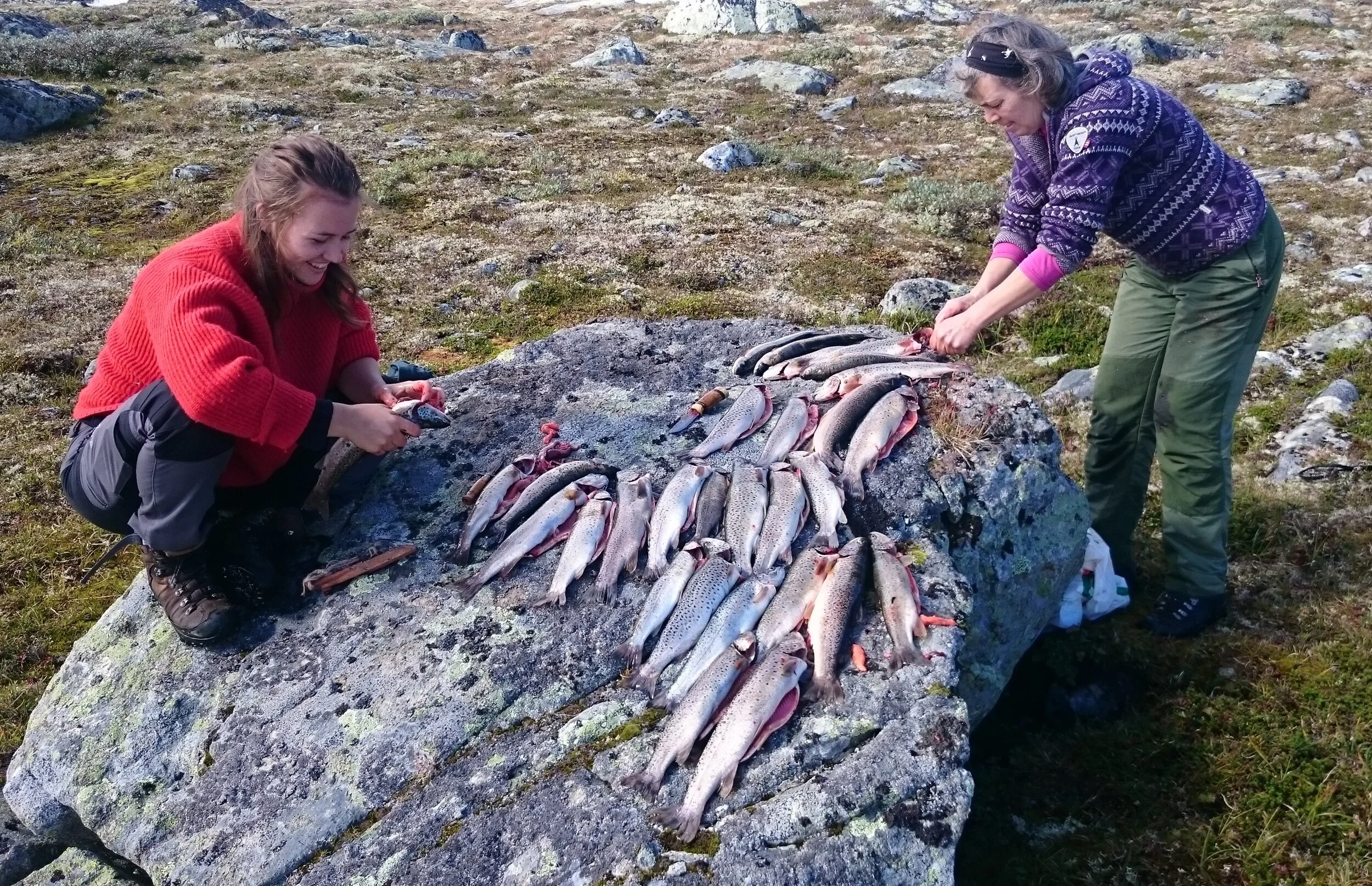 Garnfiske i Aurland statsallmenning