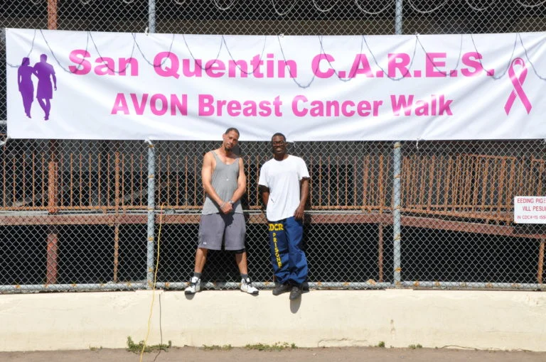Rahsaan Thomas (l) & Emile DeWeaver (r), San Quentin C.A.R.E.S Avon Breast Cancer Walk
