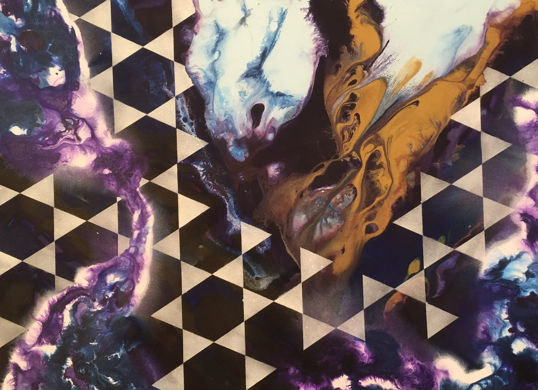 Galaxy, acrylic on canvas, 56 x 76cm