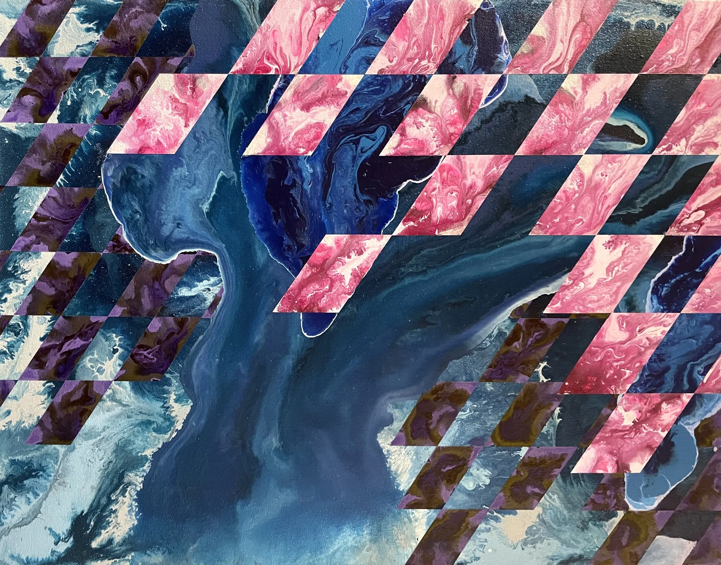 Storm, acrylic on canvas, 36 x 46cm