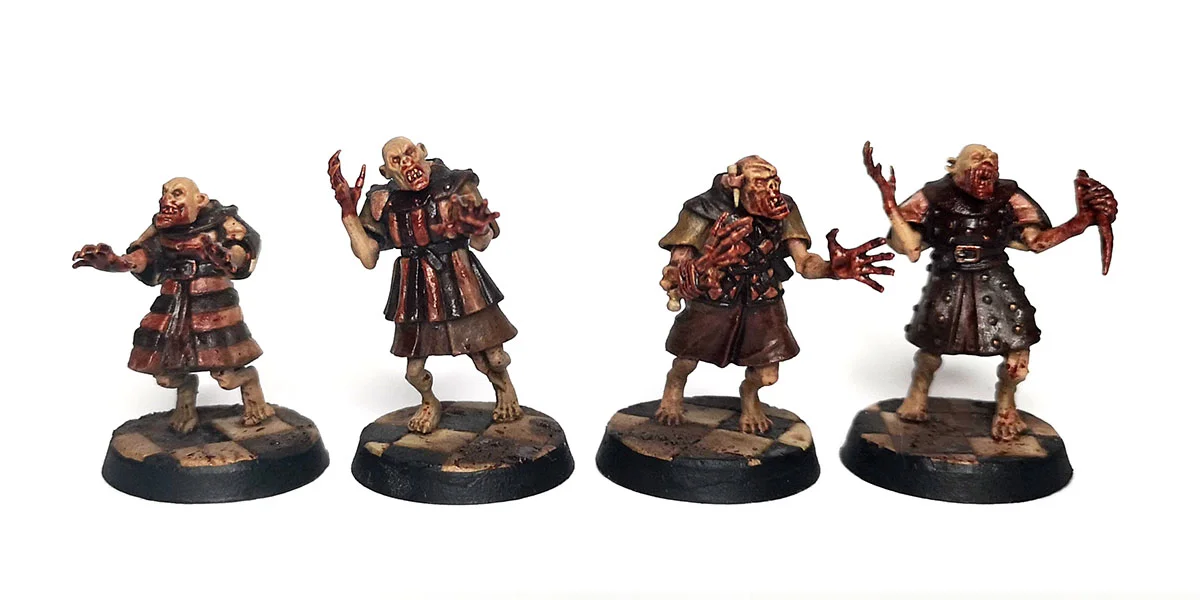 Warhammer Age of Sigmar Converted Crypt Ghouls for Flesh-eater Courts.