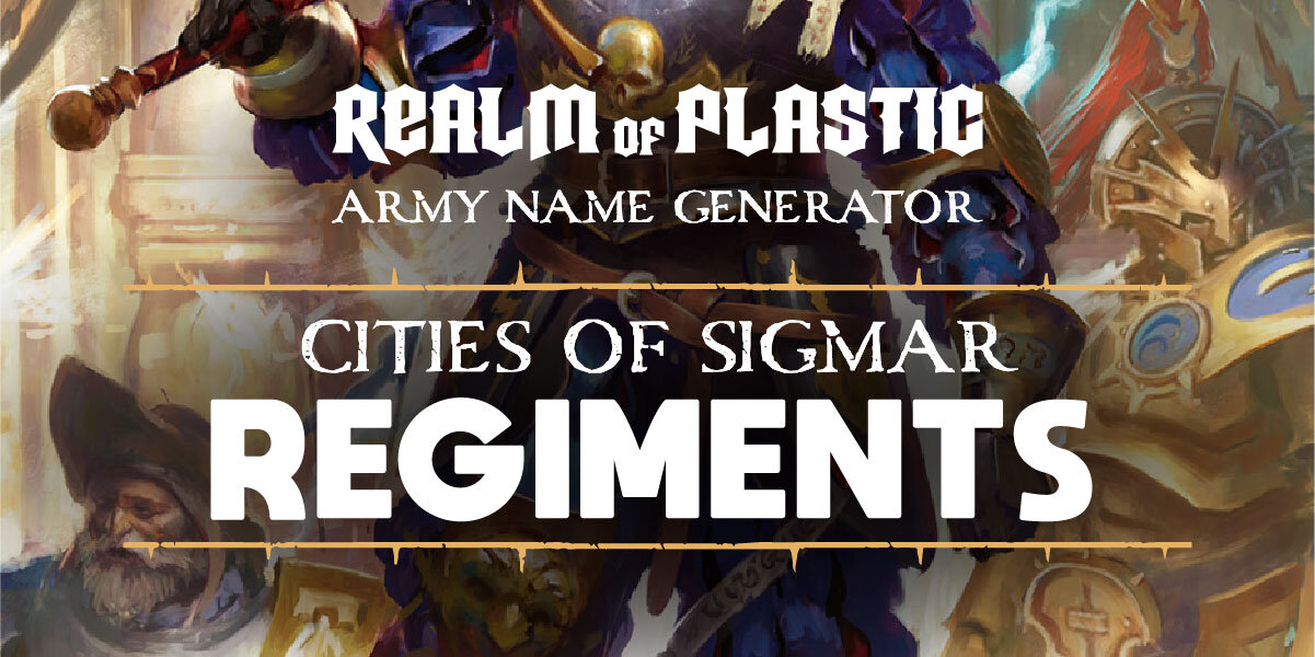 Army Name Generator - Cities of Sigmar — Realm of Plastic