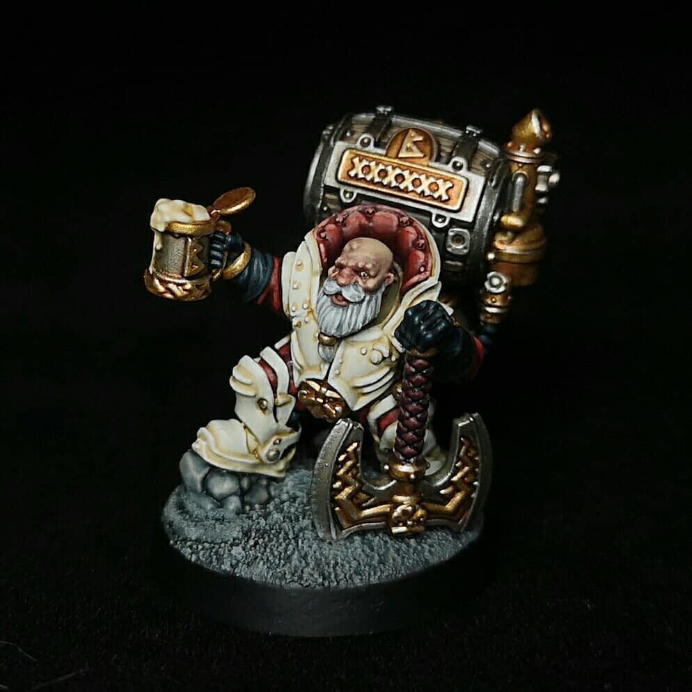 Jakkob Bugmansson seems like a traditional sort of fellow, so obviously he'd be most at home in Barak Thryng. What a fantastic model! The most fun I've had painting in ages. 🙂

#paintingwarhammer #paintingminiatures #warmongers #miniaturemonday #aos