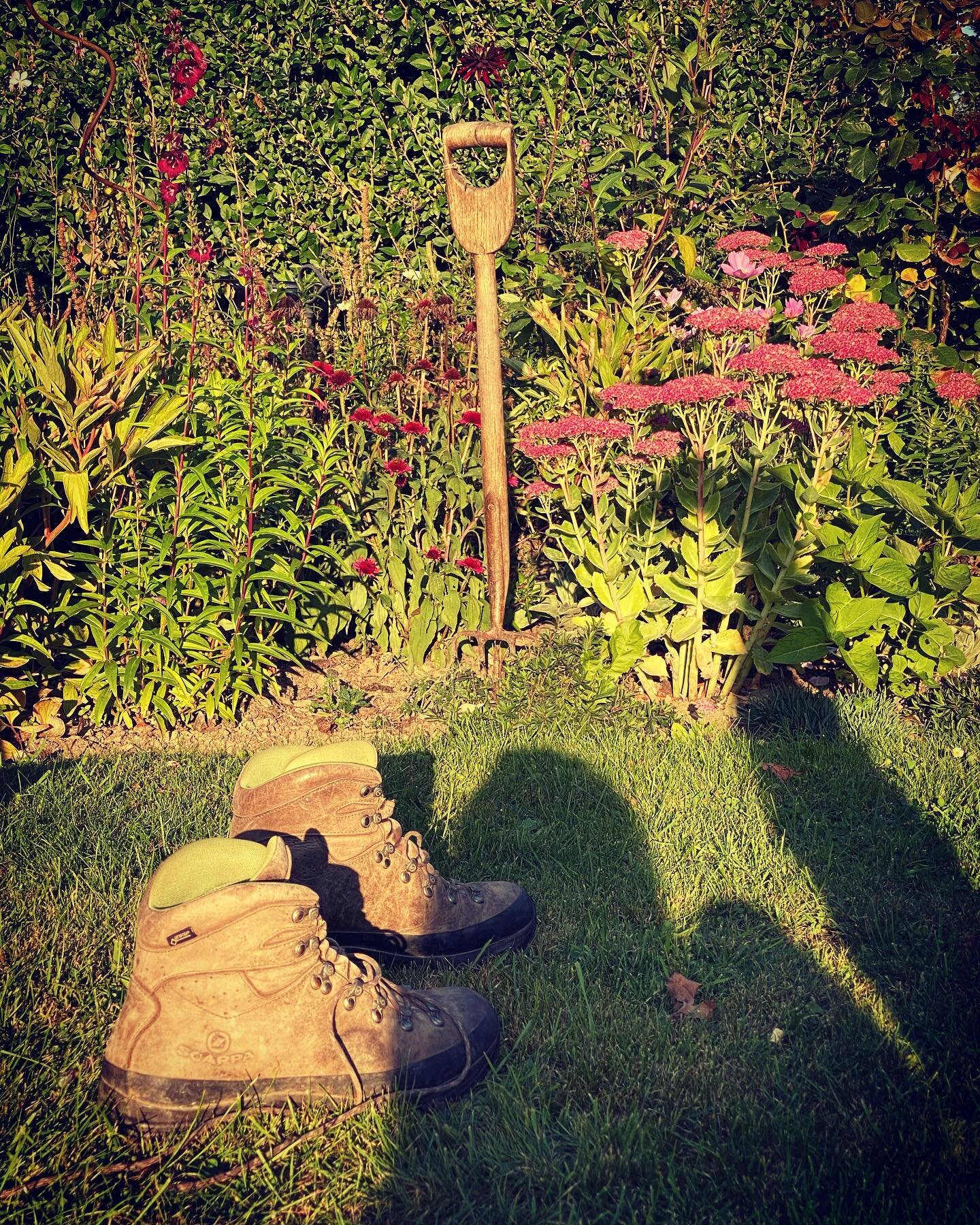 It&rsquo;s time for some bare foot gardening ... I love to feel the soil  under foot especially when the ground is so warm .... it&rsquo;s vital to get in touch with nature .... try it .... it&rsquo;s wonderful 🌿🙏🌱
.
.
.
#bootsoff 
#gardener 
#gar