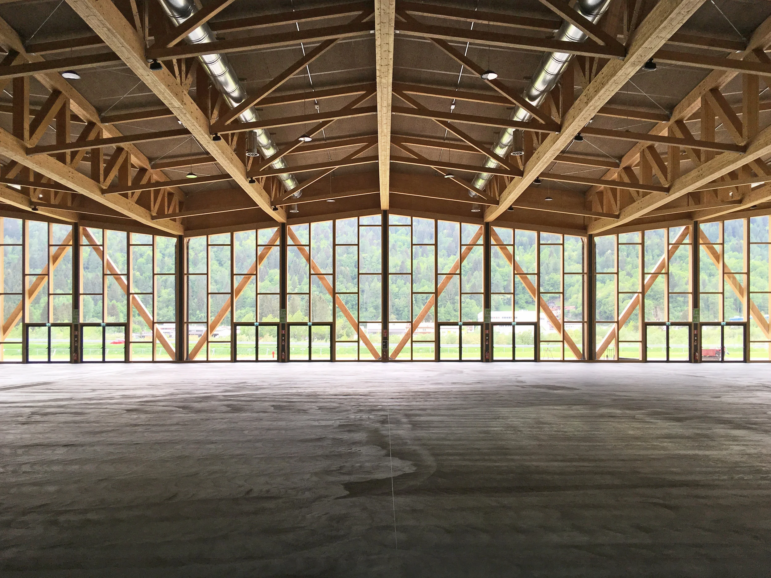 Palaluxottica, video lavori  completamento sala