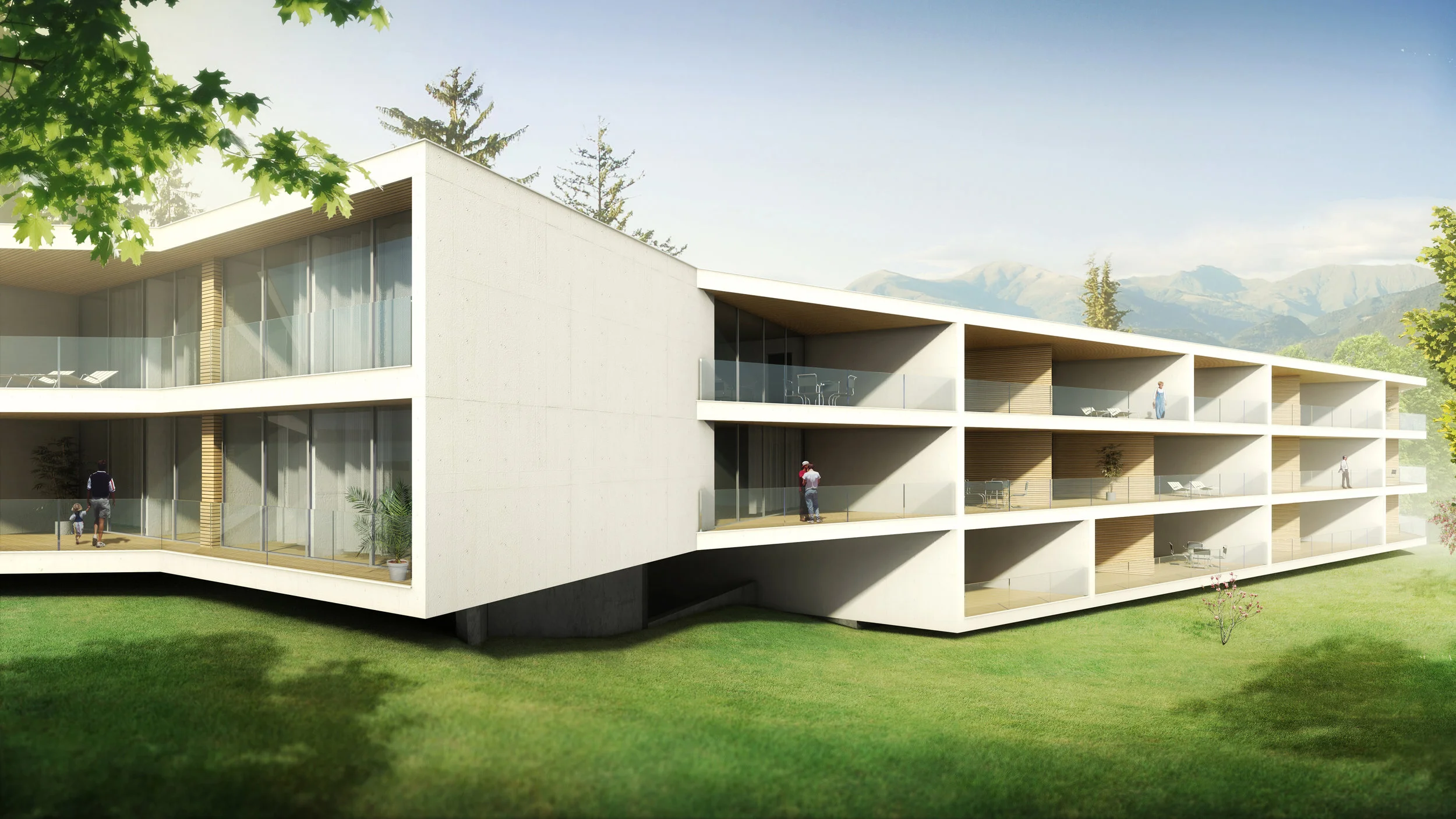 RESIDENZA PARCO NOCC Appartamenti nel Parco Nocc - Lugano, CH