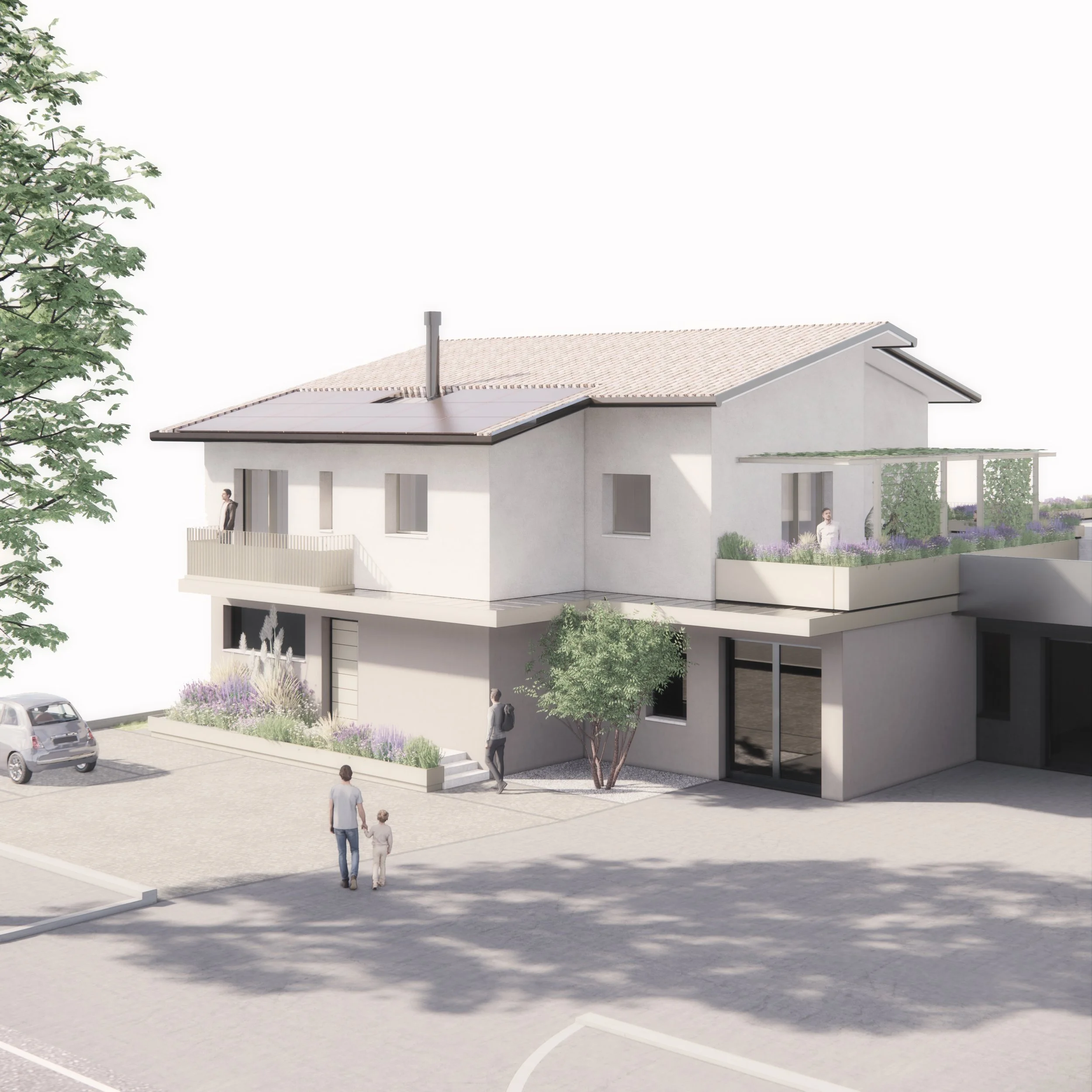    CASA DEL CUSTODE    Restyling porzione di opificio a Montebelluna, Treviso 