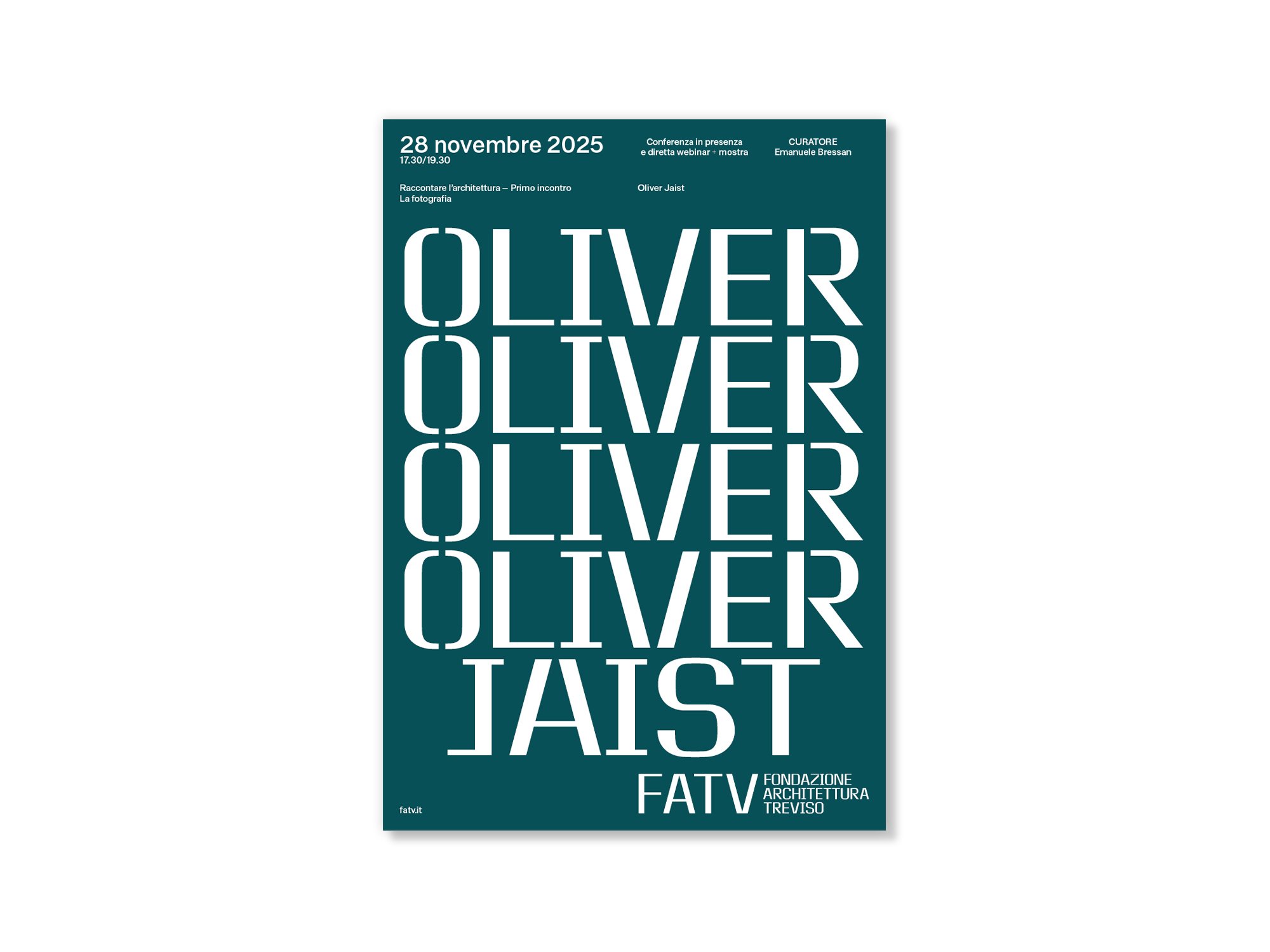 "Raccontare l'architettura 2025" - Ciclo di conferenze e una mostra fotografica