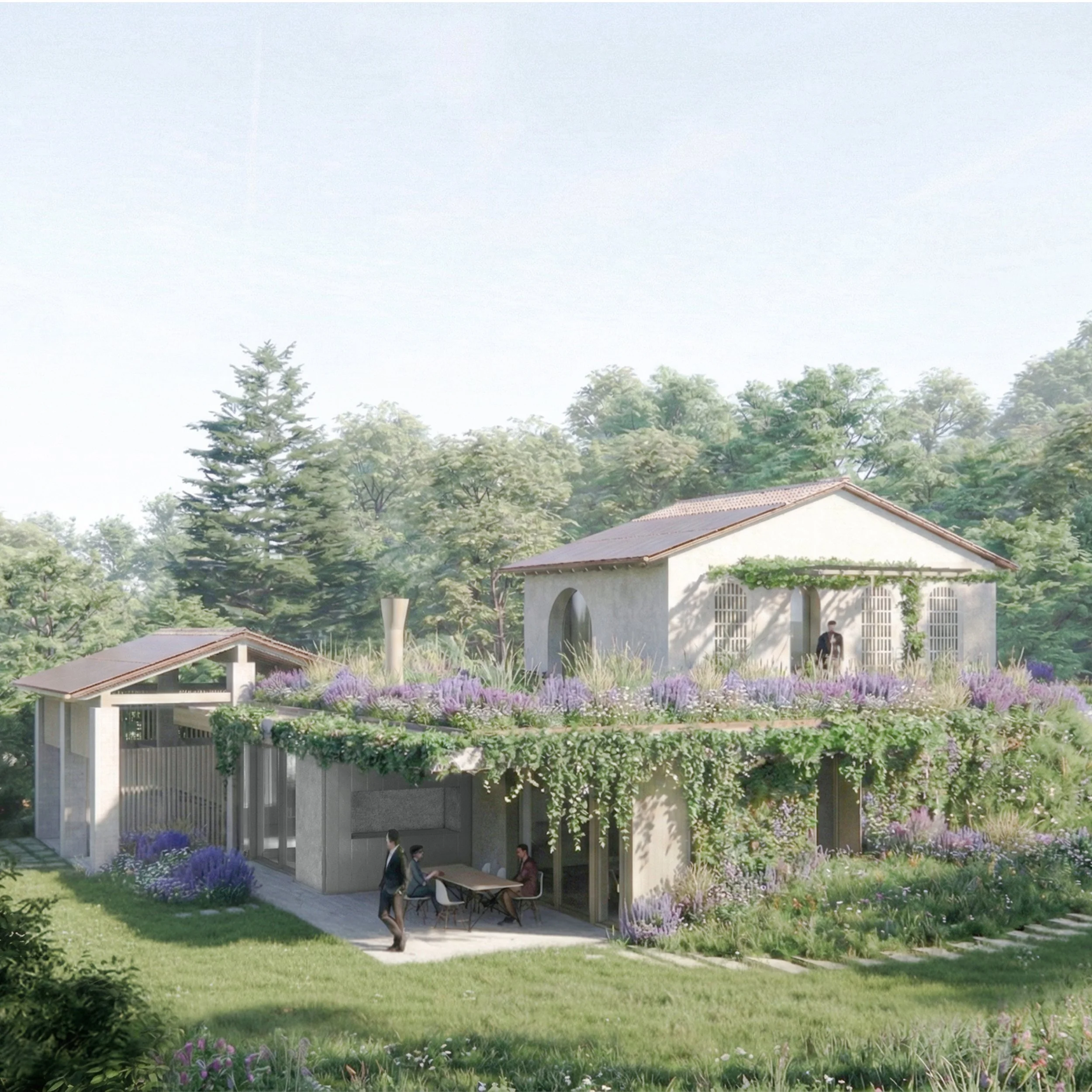    CASA BIORDO NUOVO    Due unità residenziali nel paesaggio collinare di Asolo 