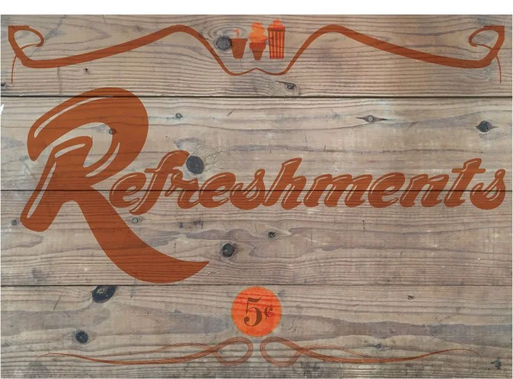 Refreshment Sign