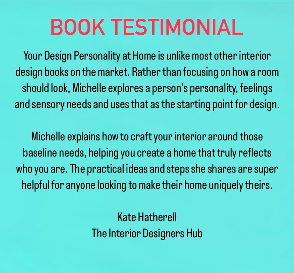 Such an honour to receive this glowing book review from Kate Hatherell. 

Kate is a very experienced Interior Designer and Educator. She runs an Interior Design community @interiordesignershub and it&rsquo;s such a great place to belong. So much insp