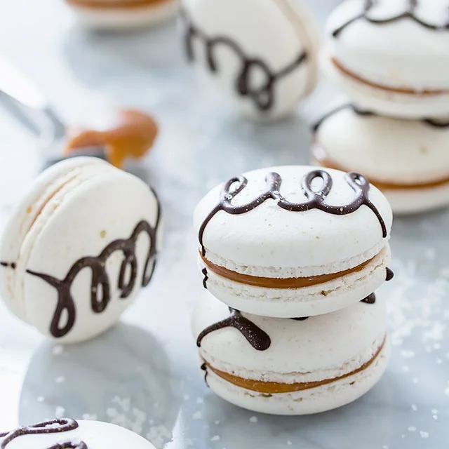 Salted Caramel Macaroons