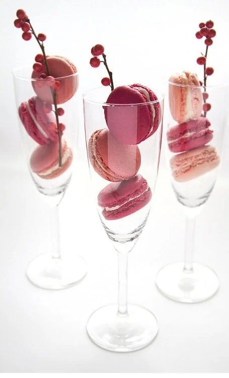 Champagne Flute Macaroons