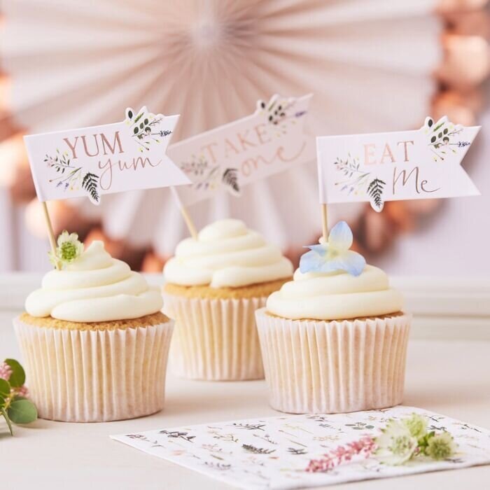 Afternoon Tea Cupcake Toppers
