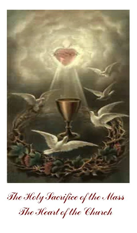 Mass & Communion Card - Heart and Chalice
