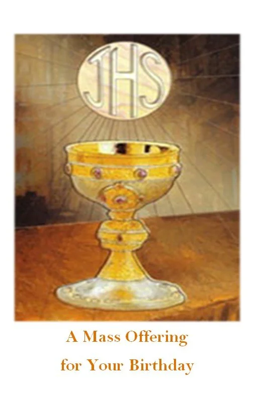 Birthday - Mass & Communion Card