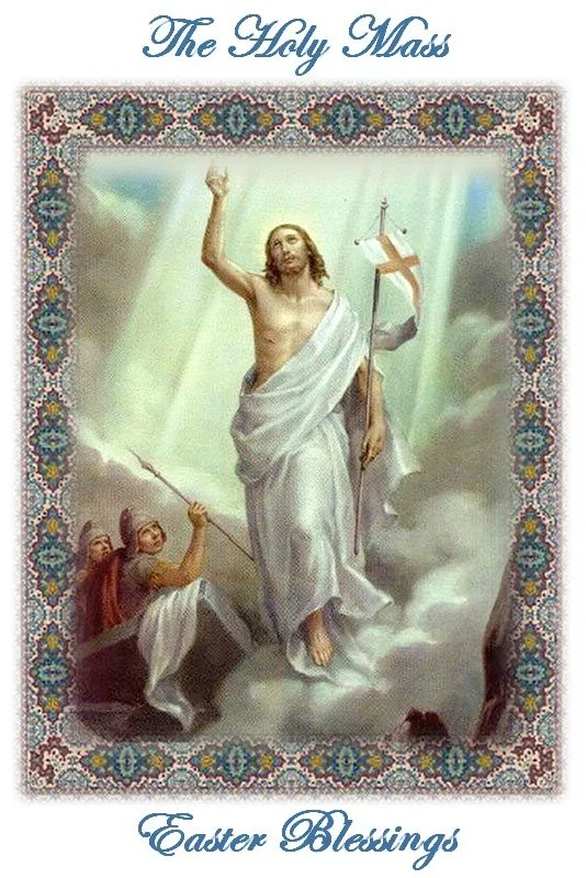 Mass & Communion Card - Easter