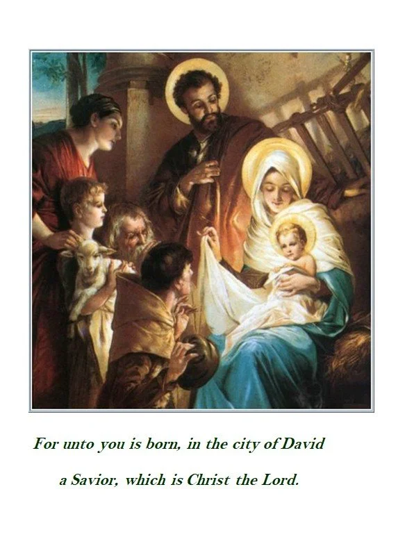 Christmas - Liturgy of the Hours Card