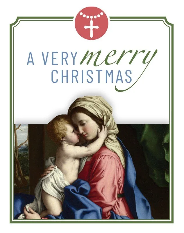 Christmas - Rosary Card